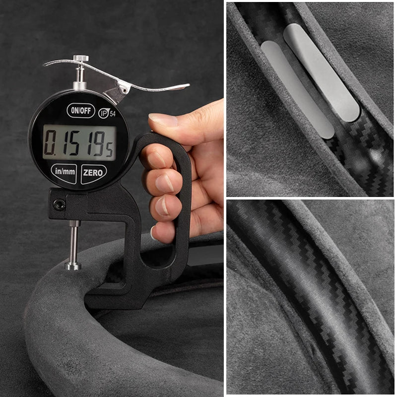 Steering Wheel Cover - Refitted Soft Plush, Flexible Anti-Skid All-Wrapped Steering Protector - Delicate Leather