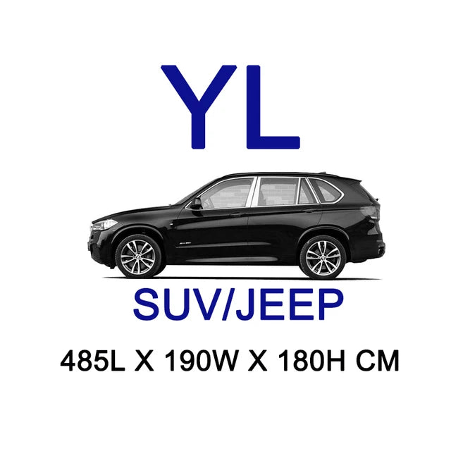 NEW Waterproof Car Covers for All Weather Protection - Fit for Sedan, SUV, Hatchback, MPV, Wagon - Delicate Leather