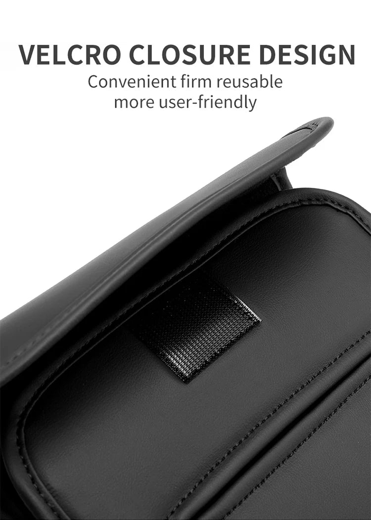 Leather Car Tissue Box Cover for Sun Visor, Seat Back, and Armrest - Suede Texture Tissue Holder for Car Interior - Multi-Position Installation Tissue Storage Case - Available in Red, Brown, and Black - Delicate Leather