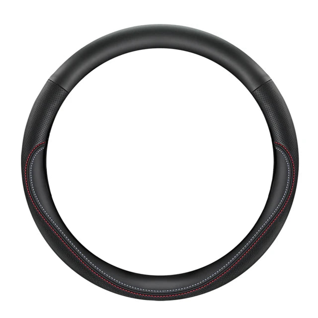 New Four Seasons Sweat-Absorbent Non-Slip Steering Wheel Cover (38cm)