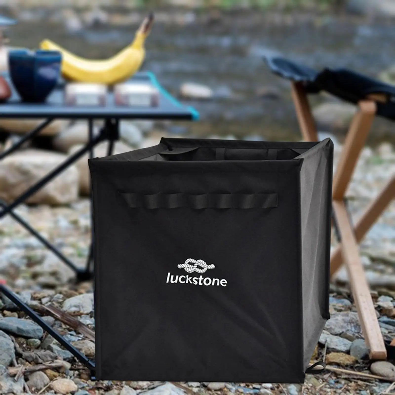 Throwing Rock Climbing Gear Storage Bag - Outdoor Mountaineering Camping Cookware Organizer - Delicate Leather