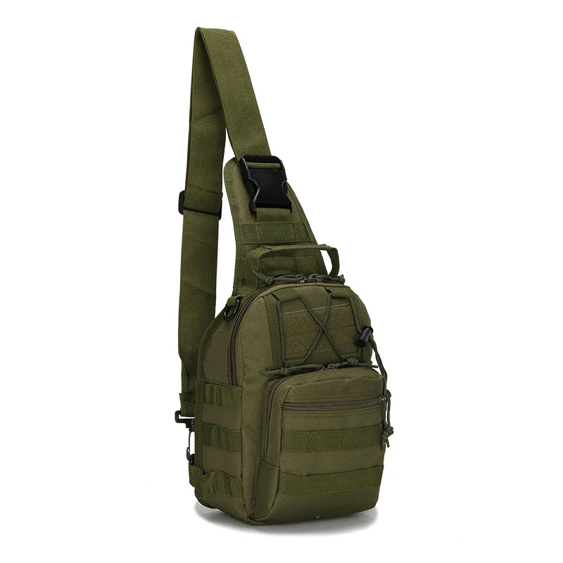 High-Performance Tactical Sling Bag - Unisex Military-Grade Shoulder Bag for Outdoor Activities, Travel, and Hiking - Durable Crossbody Bag for Camping and Sports Equipment