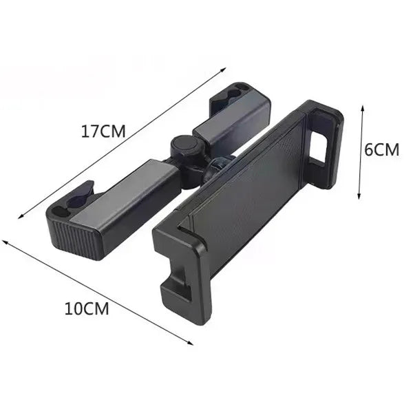 Car Headrest Tablet Mount Holder - 360 Degree Rotating for iPad Stand