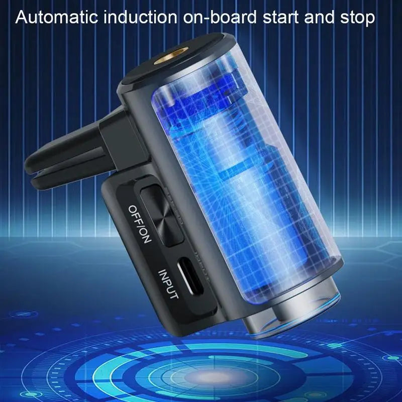 Car Electric Air Diffuser Aroma - Ultrasonic Car Air Vent Humidifier Mist Aromatherapy Air Freshener