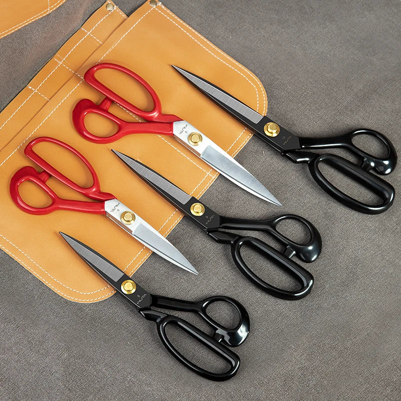 Professional Scissors Extreme Sharpness Cutting Leather Fabric Heavy Duty Metal Scissors Sewing Shears Craft Tools - Delicate Leather