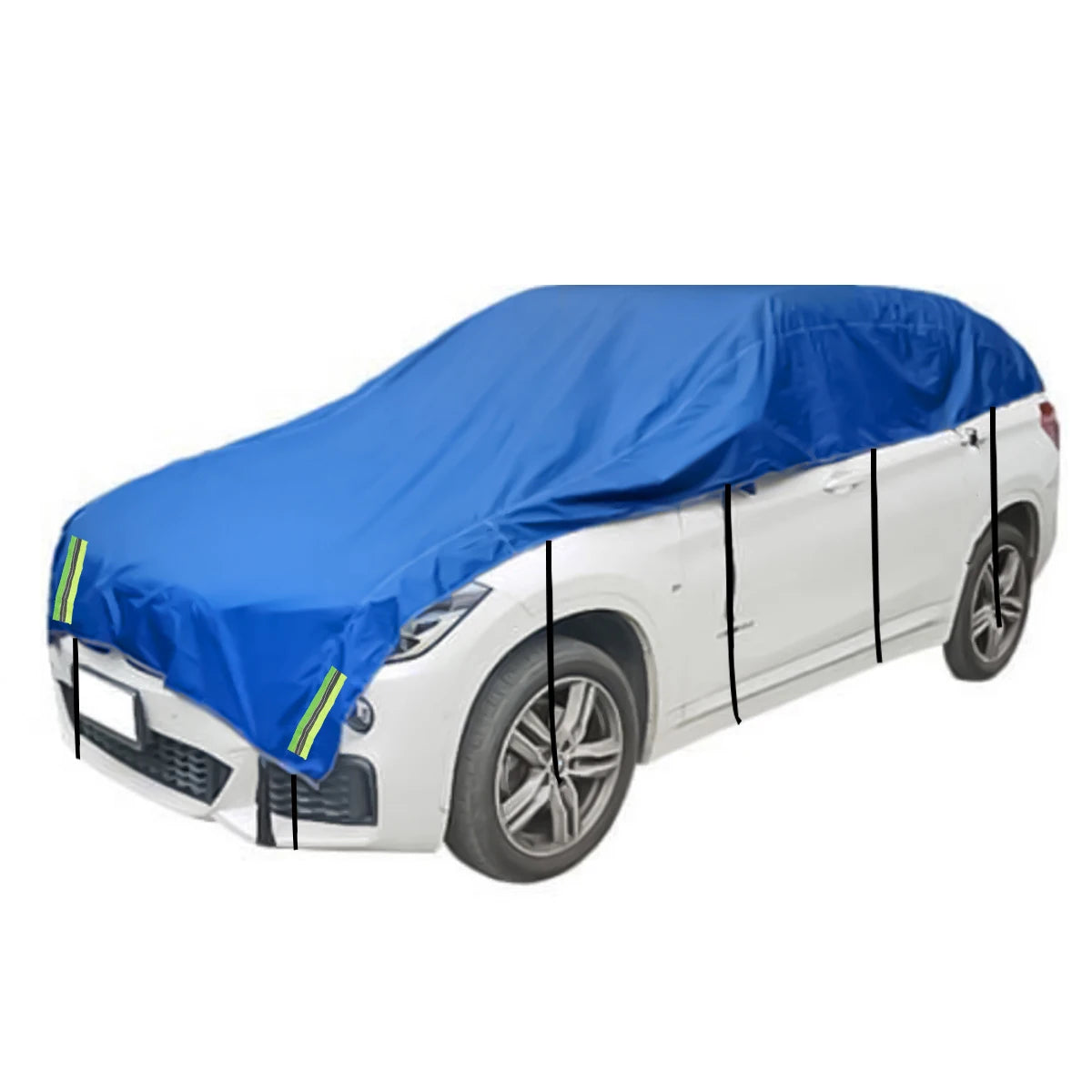 Universal Car Covers Waterproof Car Half Covers - Winter Snow Cover, Sun Shade, Rain Dust Resistant for Sedan, SUV, Hatchback, and Pickup Truck - All Weather Protection - Delicate Leather