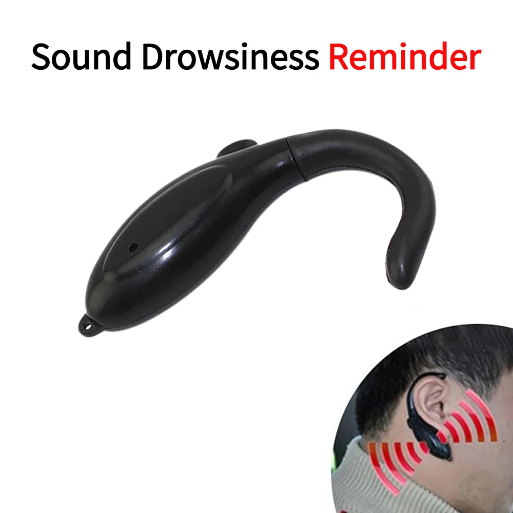 Safe Car Driver Anti-Sleep Drowsy Alarm Sound Alert - Sleepy Reminder for Car Security Driving Device - Delicate Leather