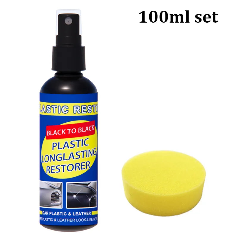 Auto Shine & Restore: High-Gloss Plastic and Leather Car Renovation Polish - Delicate Leather