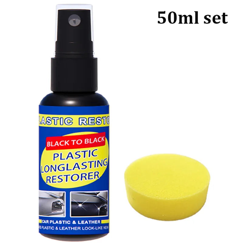 Auto Shine & Restore: High-Gloss Plastic and Leather Car Renovation Polish - Delicate Leather
