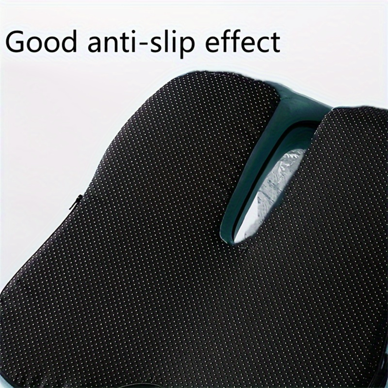 Memory Foam Lumbar Support Seat Cushion – Office Chair, Car Back Pillow for Comfort & Posture - Delicate Leather