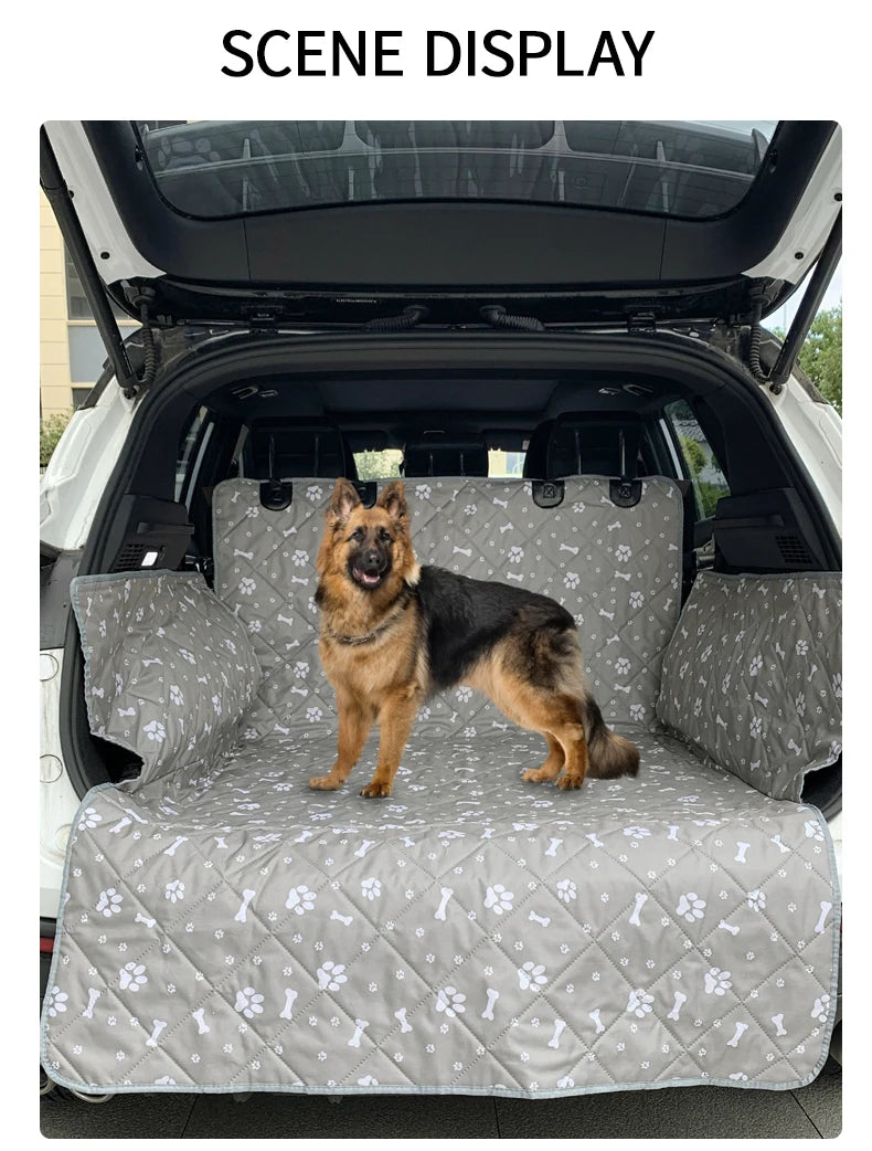 Waterproof SUV Cargo Liner for Dogs - Dog Seat Cover Mat for SUVs, Sedans, and Vans, Large Size Universal Fit