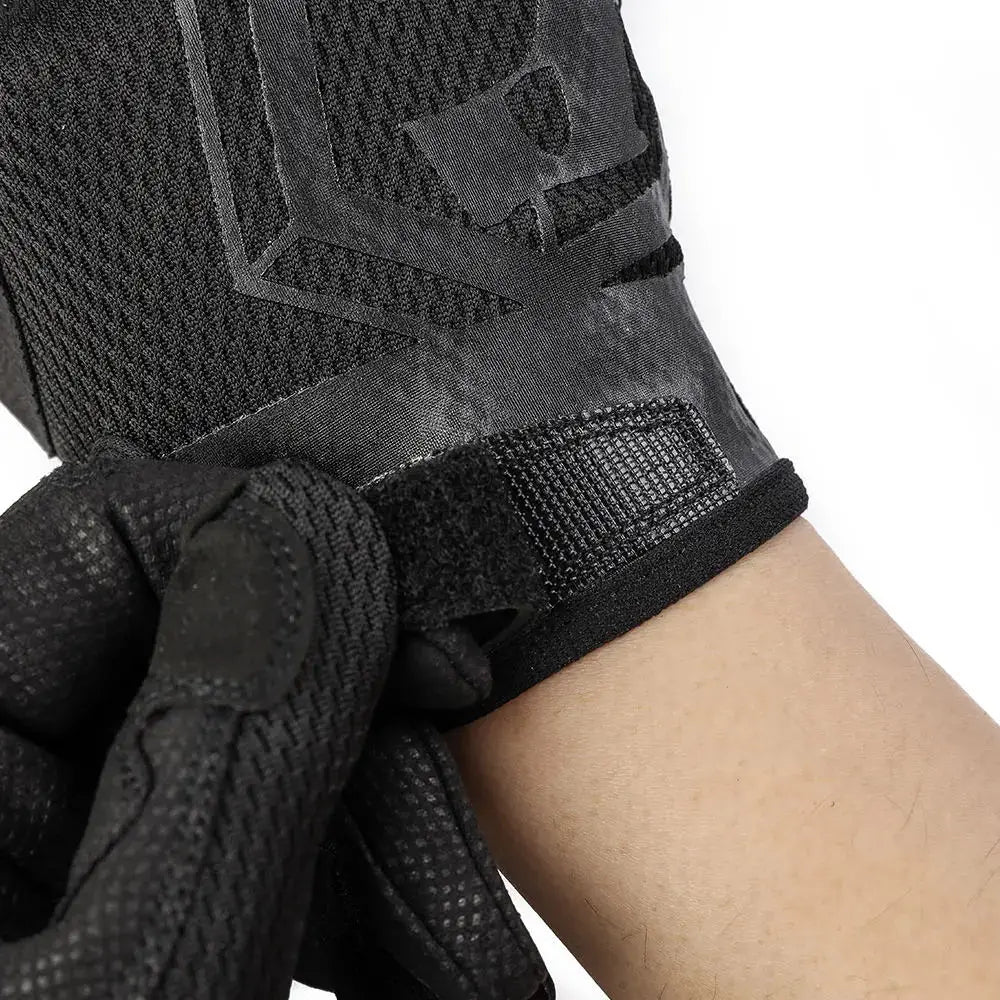 Outdoor Light Tactical Gloves Military Training Army Sport Climbing Shooting Hunting Riding Cycling Full Finger Anti-Skid Mittens - Delicate Leather