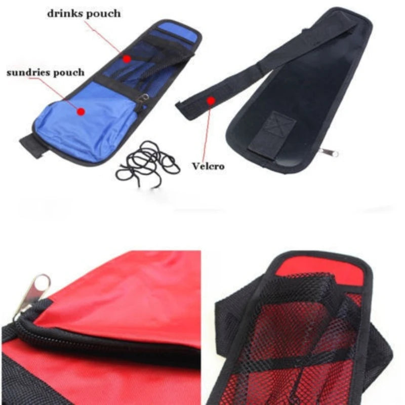 Auto Car Seat Bag Hanging Storage Bags - Mesh Pocket Organizer Holder - Delicate Leather