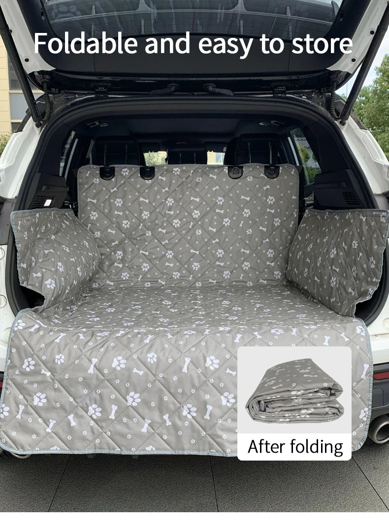 Waterproof SUV Cargo Liner for Dogs - Dog Seat Cover Mat for SUVs, Sedans, and Vans, Large Size Universal Fit