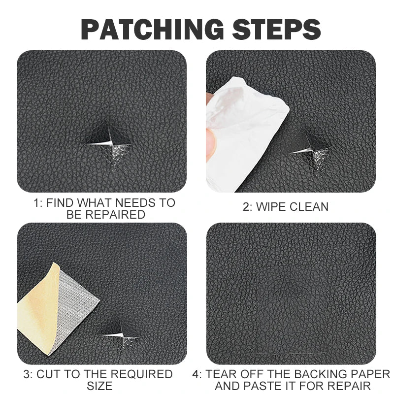 Self-Adhesive Leather Stickers for Sofa Repair Patch - Delicate Leather
