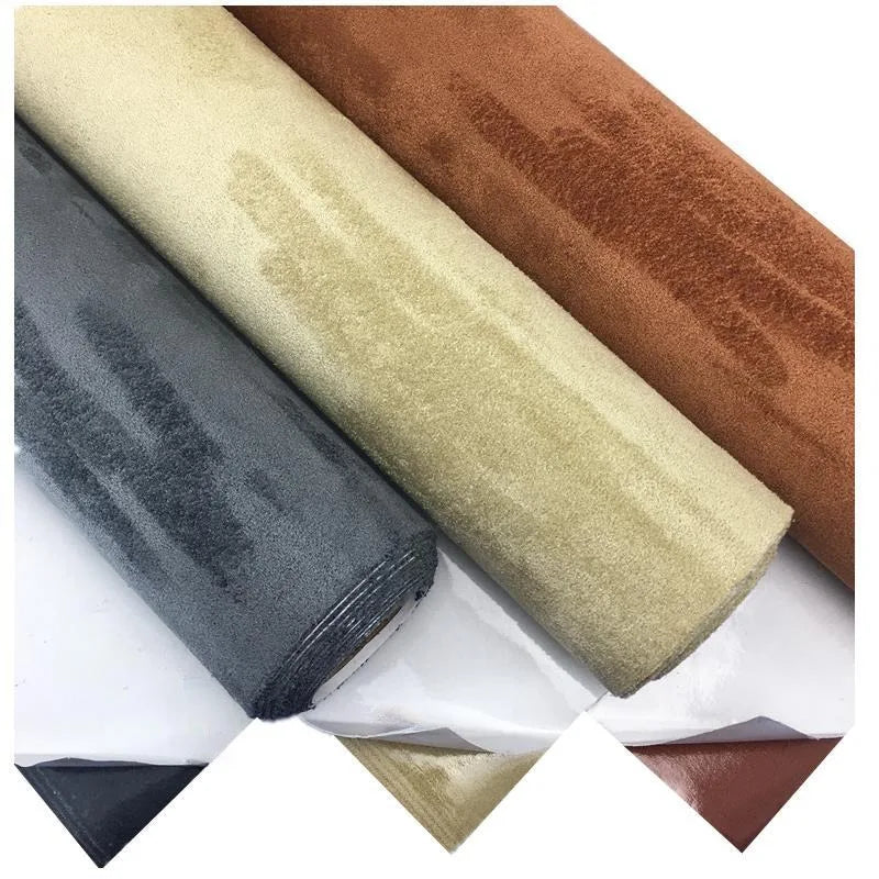 Self-Adhesive Suede Fabric - Faux Suede PU Leather for Jewelry Box Craft Decor and Car Interior Styling - Delicate Leather