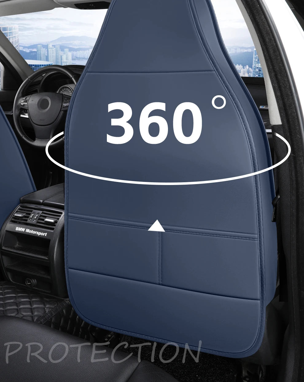PU Leather Car Seat Covers – Universal Interior Protection Set - Delicate Leather