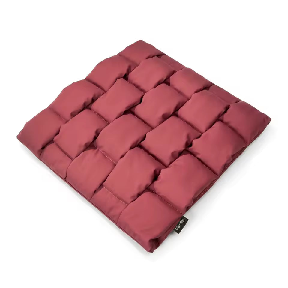 Nappa Leather Car Seat Cushion – Memory Foam Filled Breathable Waterproof Seat Pad - Delicate Leather