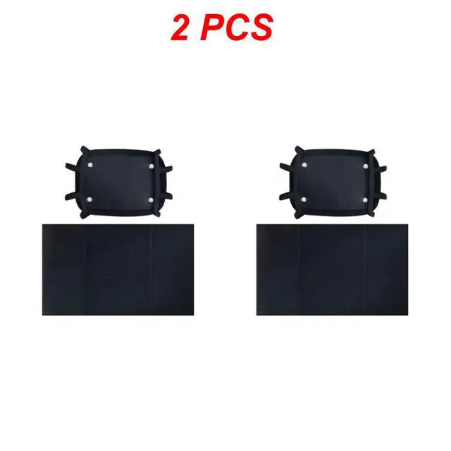 Universal Car Headrest Mount Holder - Stretchable Silicone Cover Adjustable Bracket for 7-10.5 Inch Tablets - Delicate Leather