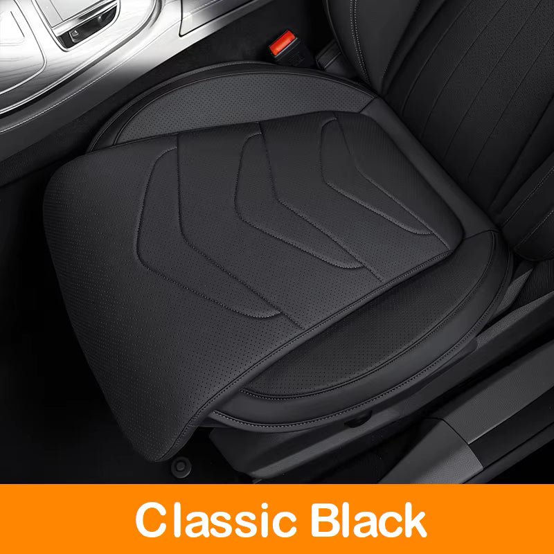 Nappa Leather Car Seat Cushion – Breathable Luxury Seat Pad for All-Season Comfort - Delicate Leather