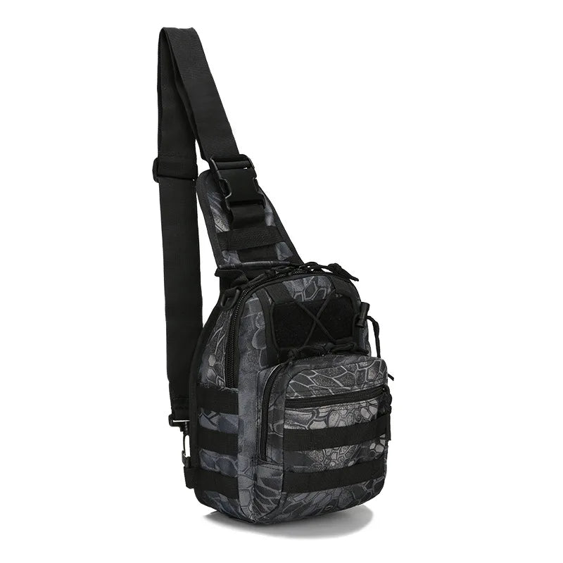 High-Performance Tactical Sling Bag - Unisex Military-Grade Shoulder Bag for Outdoor Activities, Travel, and Hiking - Durable Crossbody Bag for Camping and Sports Equipment