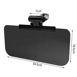 Polarized Sun Visor Extender for Car, Windshield Sunshade Accessories Car Sun Visor Mirror Protects from Sun Glare - Delicate Leather