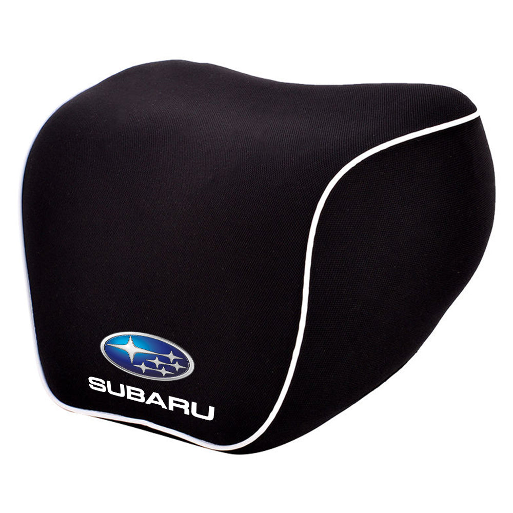 Lumbar Support Cushion for Car and Headrest Neck Pillow Kit, Custom For Cars, Ergonomically Design for Car Seat, Car Accessories SU13983 - Delicate Leather