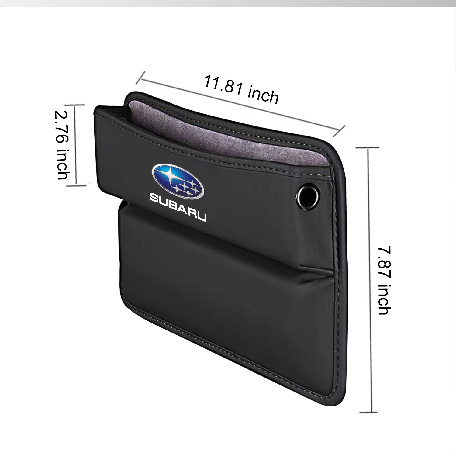 Car Seat Gap Filler Organizer, Custom Fit For Your Cars, Multifunctional PU Leather Console Side Pocket Organizer for Cellphones, Cards, Wallets, Keys
