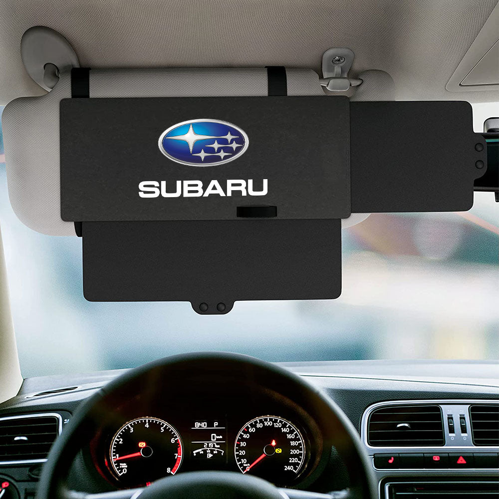 Polarized Sun Visor Sunshade Extender for Car, Anti-Glare Car Sun Visor Protects from UV Rays - Delicate Leather