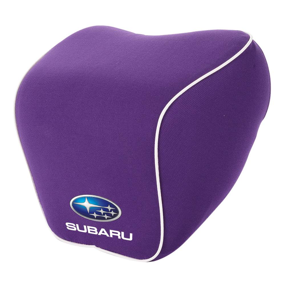 Lumbar Support Cushion for Car and Headrest Neck Pillow Kit, Custom For Cars, Ergonomically Design for Car Seat, Car Accessories SU13983 - Delicate Leather