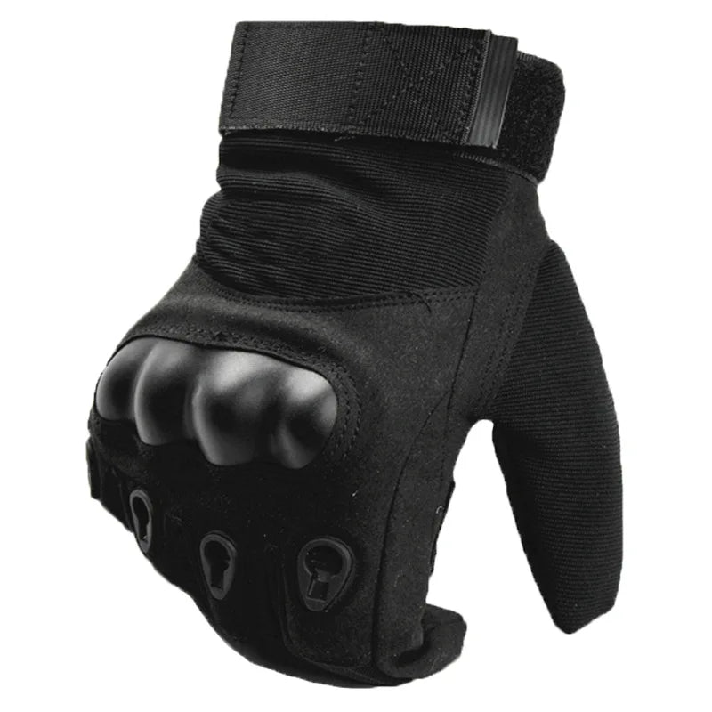 Tactical Military Gloves Shooting Gloves Touch Design Fitness Protection Sports Motorcycle Hunting Full Finger Walking Gloves - Delicate Leather