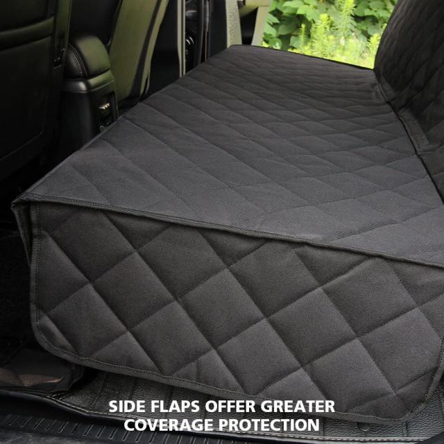 Waterproof Dog Car Seat Cover - Pet Transport Carrier for Car Backseat - Delicate Leather