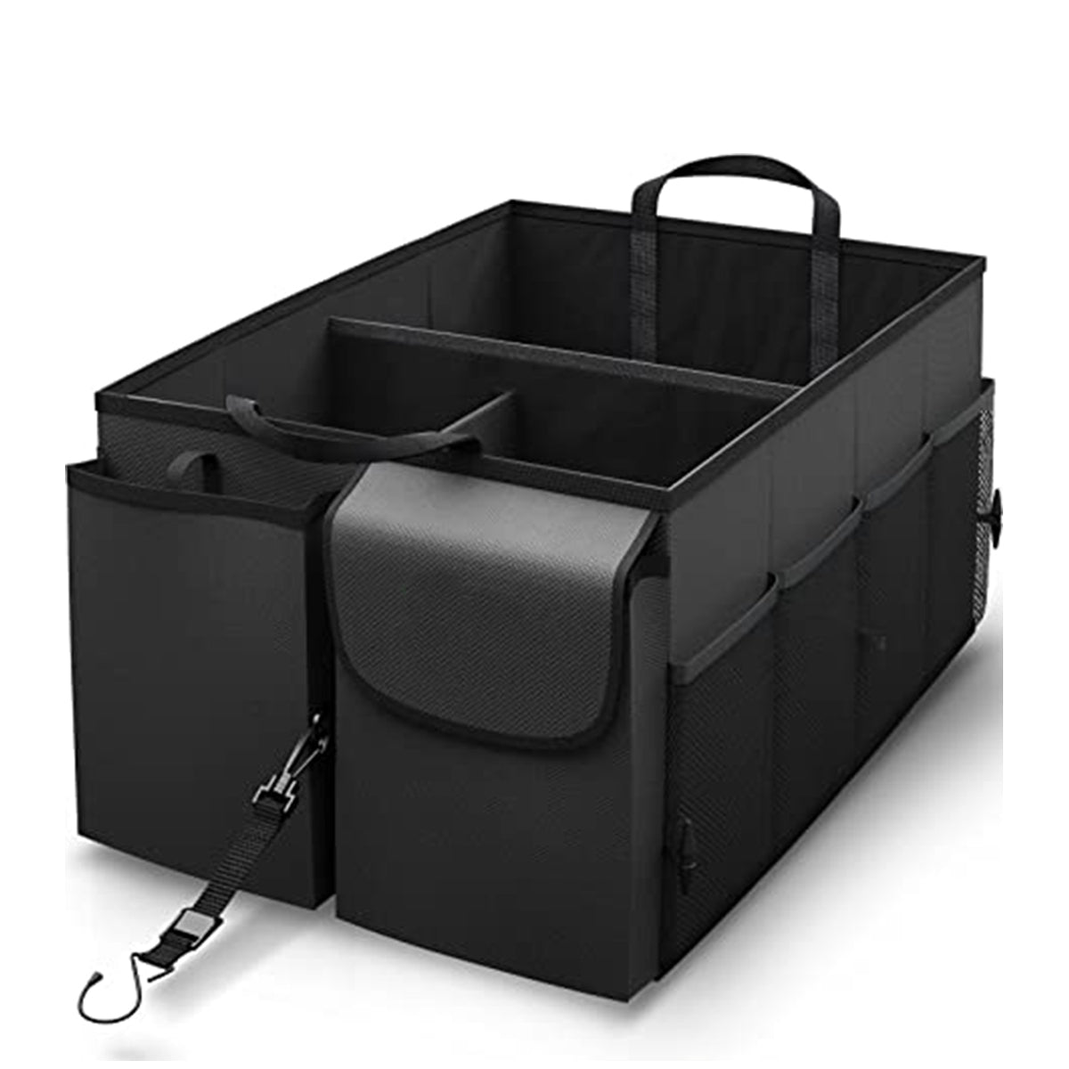 Car Trunk Organizer - Collapsible, Custom-Fit For Volvo, Multi-Compartment Automotive SUV Car Organizer for Storage w/ Adjustable Straps - Car Accessories for Women and Men DLOV232 - Delicate Leather