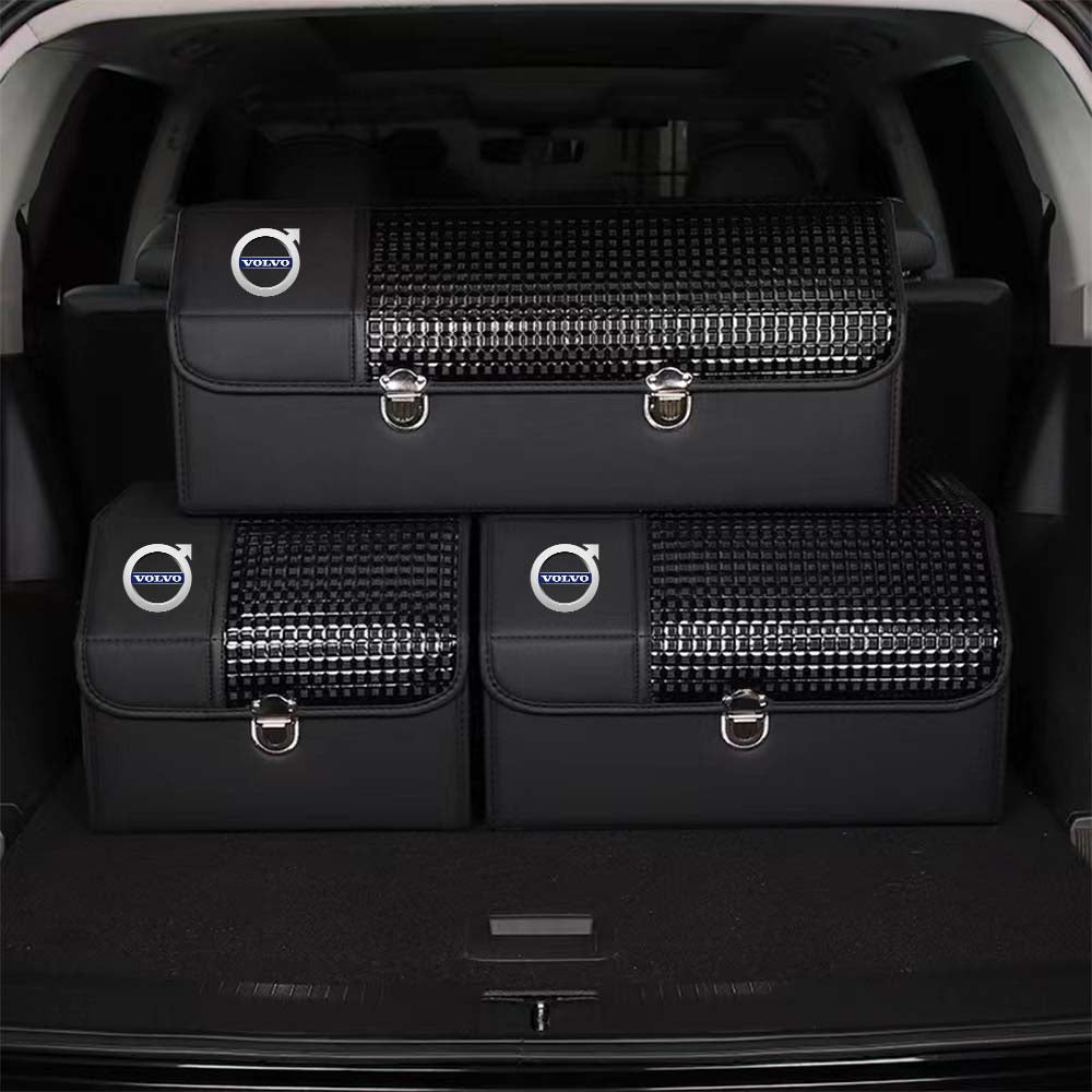 Organizer for Trunk Box Storage, Car Accessories Interior Vehicle Supplies Accessories for the Car - TBS - Delicate Leather