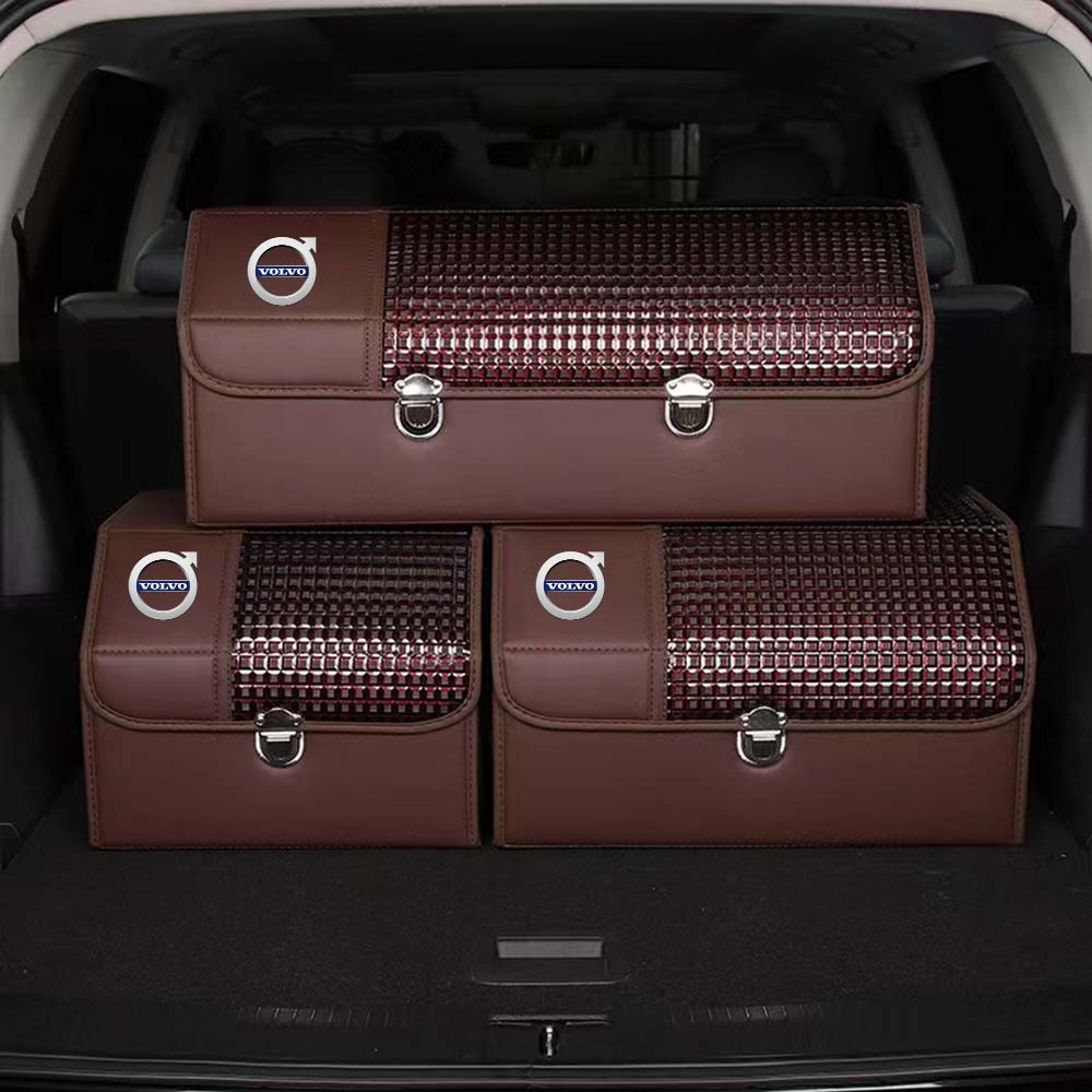 Organizer for Trunk Box Storage, Car Accessories Interior Vehicle Supplies Accessories for the Car - TBS - Delicate Leather