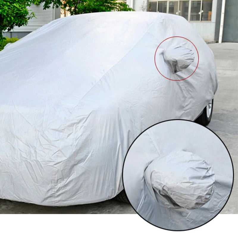 Waterproof Car Covers Auto Sun Full Cover Protector - Universal Fit for SUV and Sedan - Delicate Leather