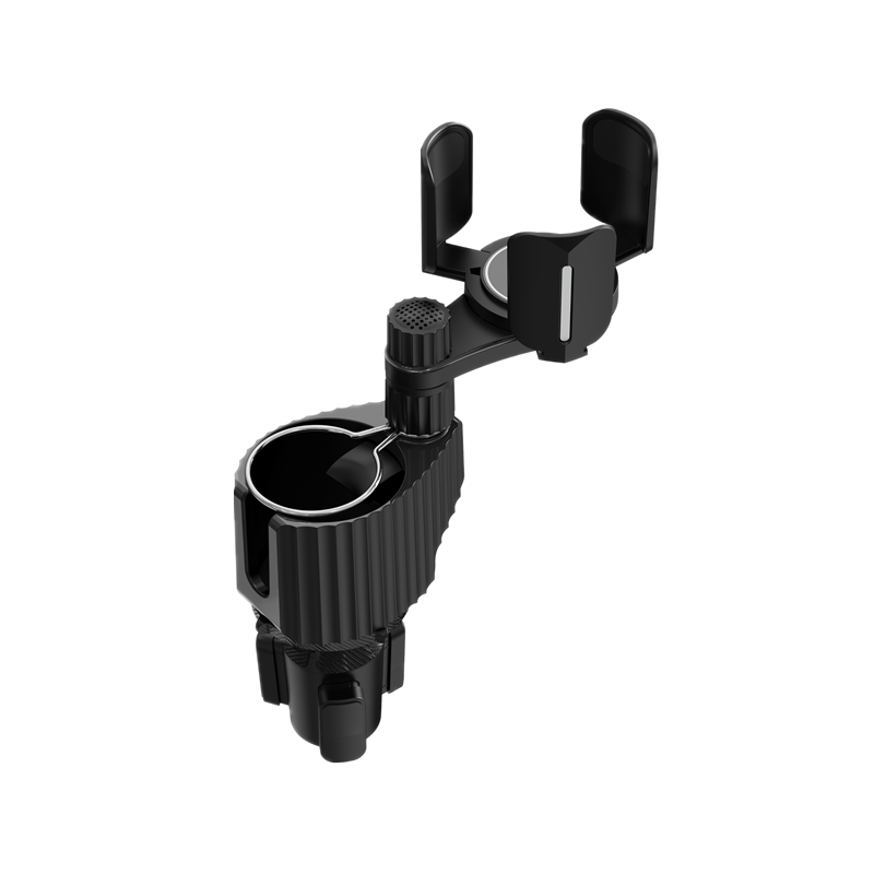 NEW 360° Rotating Adjustable Car Drink Cup Holder with Tray - Multifunctional Storage Car Cup Mount Holder Expander - Delicate Leather