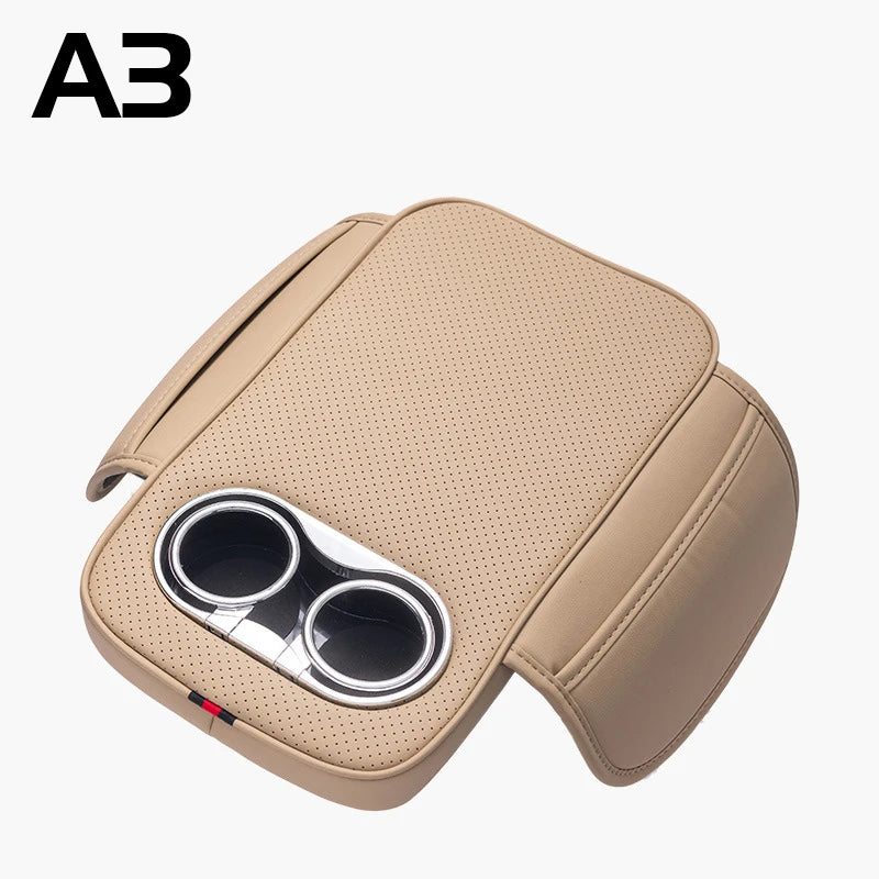 Ultra-Thick Memory Foam Car Seat Cushion – Heightened Support for Short Drivers - Delicate Leather