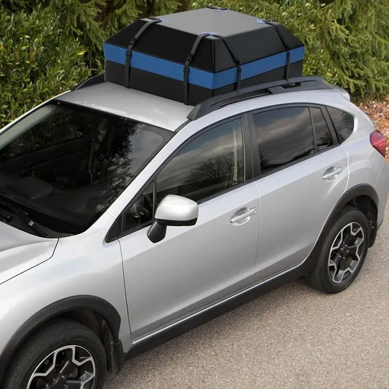 Roof Luggage Bag Rooftop Cargo Bag For Car Rooftop Cargo Carrier Bag 15 Cubic Feet Waterproof Car Roof Travel Bag For Vehicles - Delicate Leather
