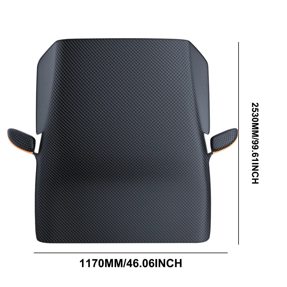 Windshield Snow & Sun Shade – Magnetic Frost, Ice & UV Protector for Car Front Windscreen