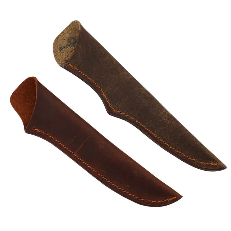 Cowhide Leather Case for Fruit Knife and Straight Knife - Delicate Leather