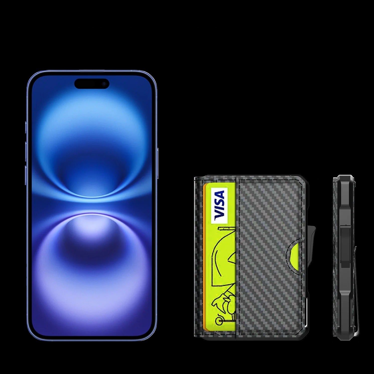 Slim RFID Blocking Wallet for Men – Minimalist Bifold Card Holder with Money Clip - Delicate Leather