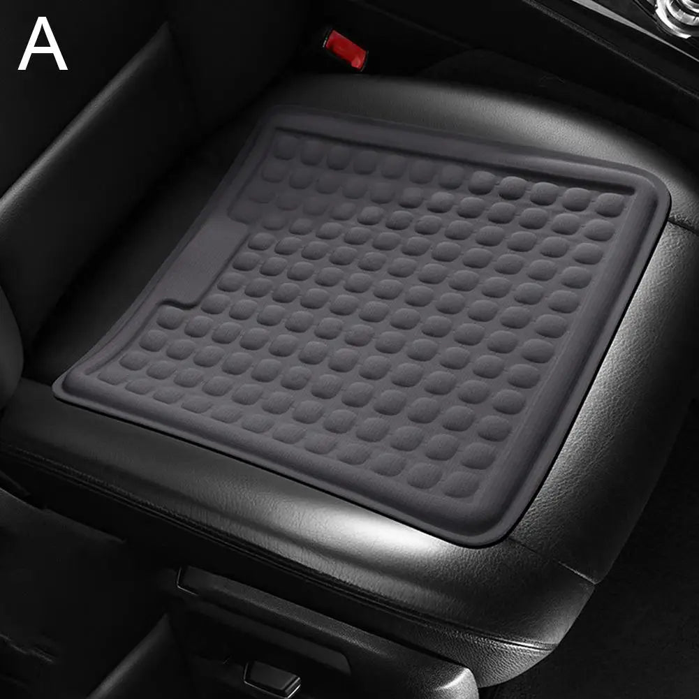 Gel Ice Seat Cushion – Breathable Convex Cooling Pad for Car, Truck, and Office Chairs - Delicate Leather