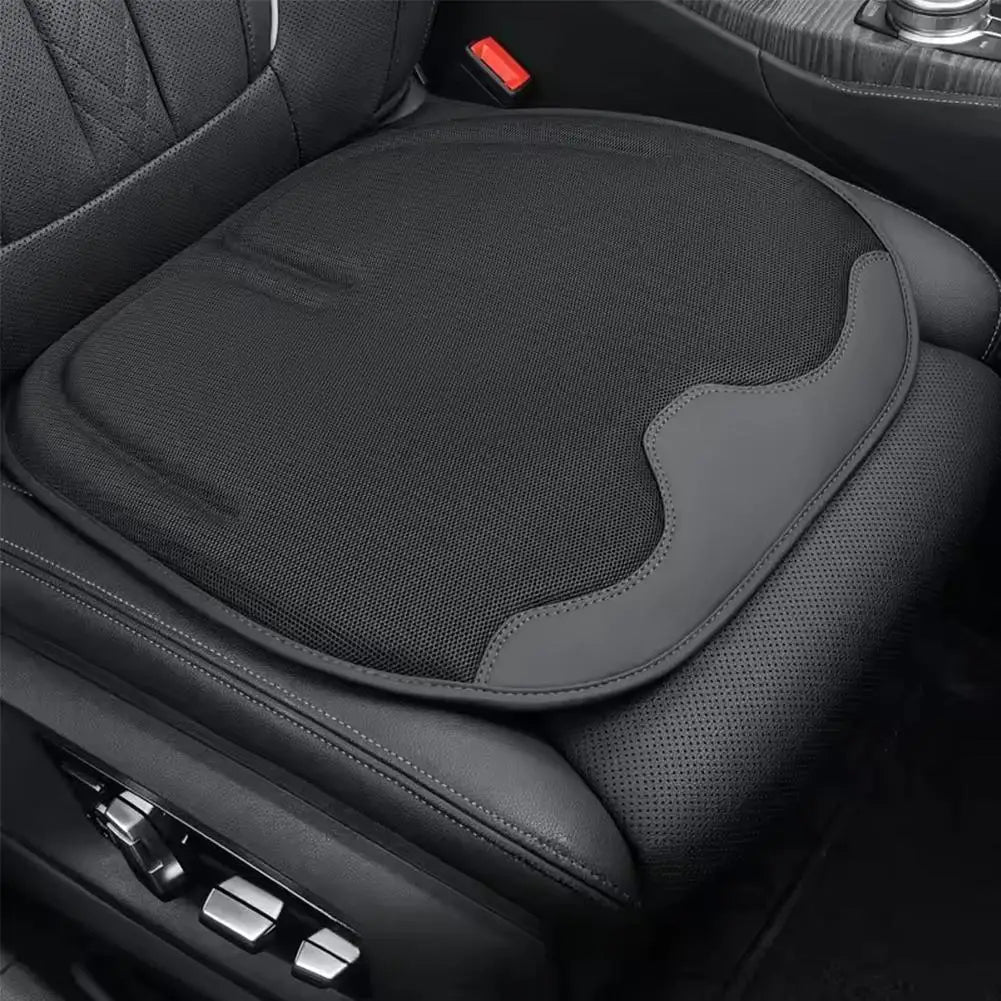 Car Gel Cooling Seat Cushion – 3D Honeycomb Cool & Breathable Ice Silk Cushion for Car, Home & Office Chairs - Delicate Leather