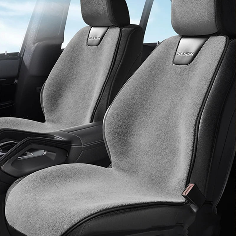 12V Universal Heated Car Seat Cushion – Winter Warmer with 3 Heat Levels, Non-Slip Heating Pad, Imitation Cashmere Fabric 120×45 cm - Delicate Leather