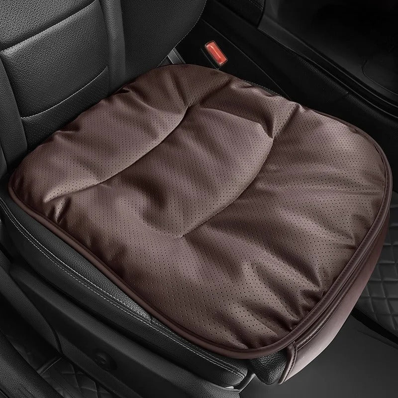 Nappa Leather Car Front Seat Cover – Universal Fit Breathable Protector Cushion for All Seasons - Delicate Leather