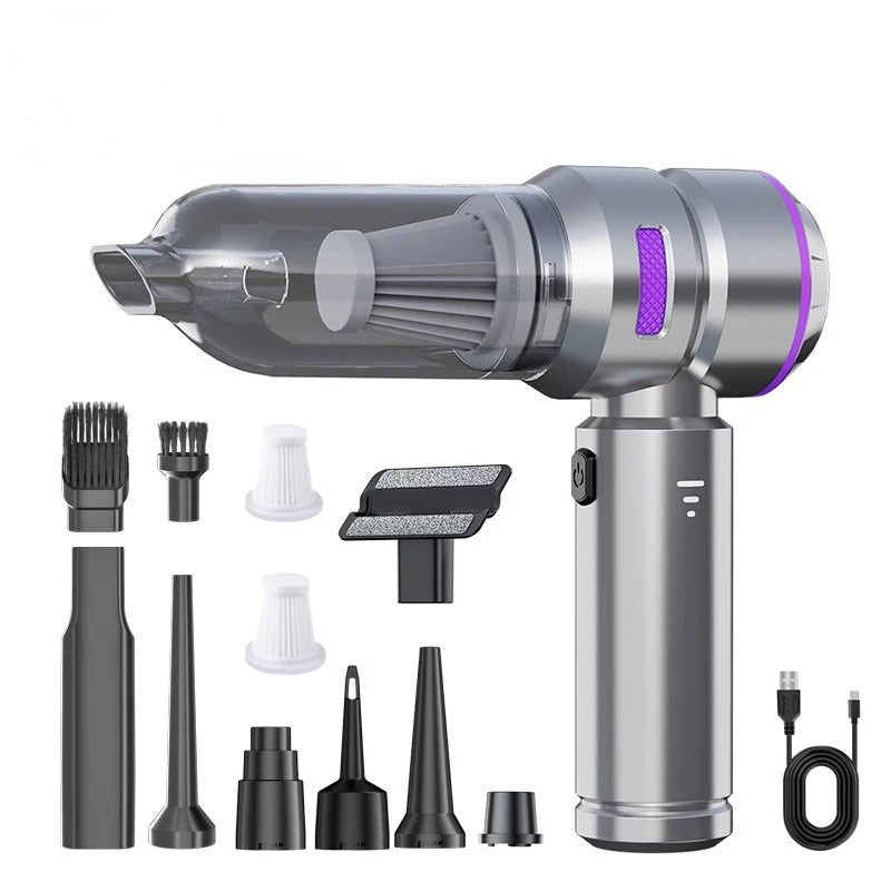 High-Power Cordless Car Vacuum Cleaner – Brushless Motor, Handheld Cleaning with Blower Function