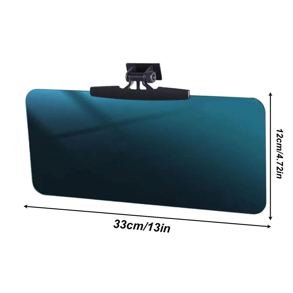 Car Visor Extender HD Anti-glare Sun Blocker 180-Degree Rotation Anti-UV Sunshade Adhesive/Suction Cup Sun Visor Car Accessories - Delicate Leather
