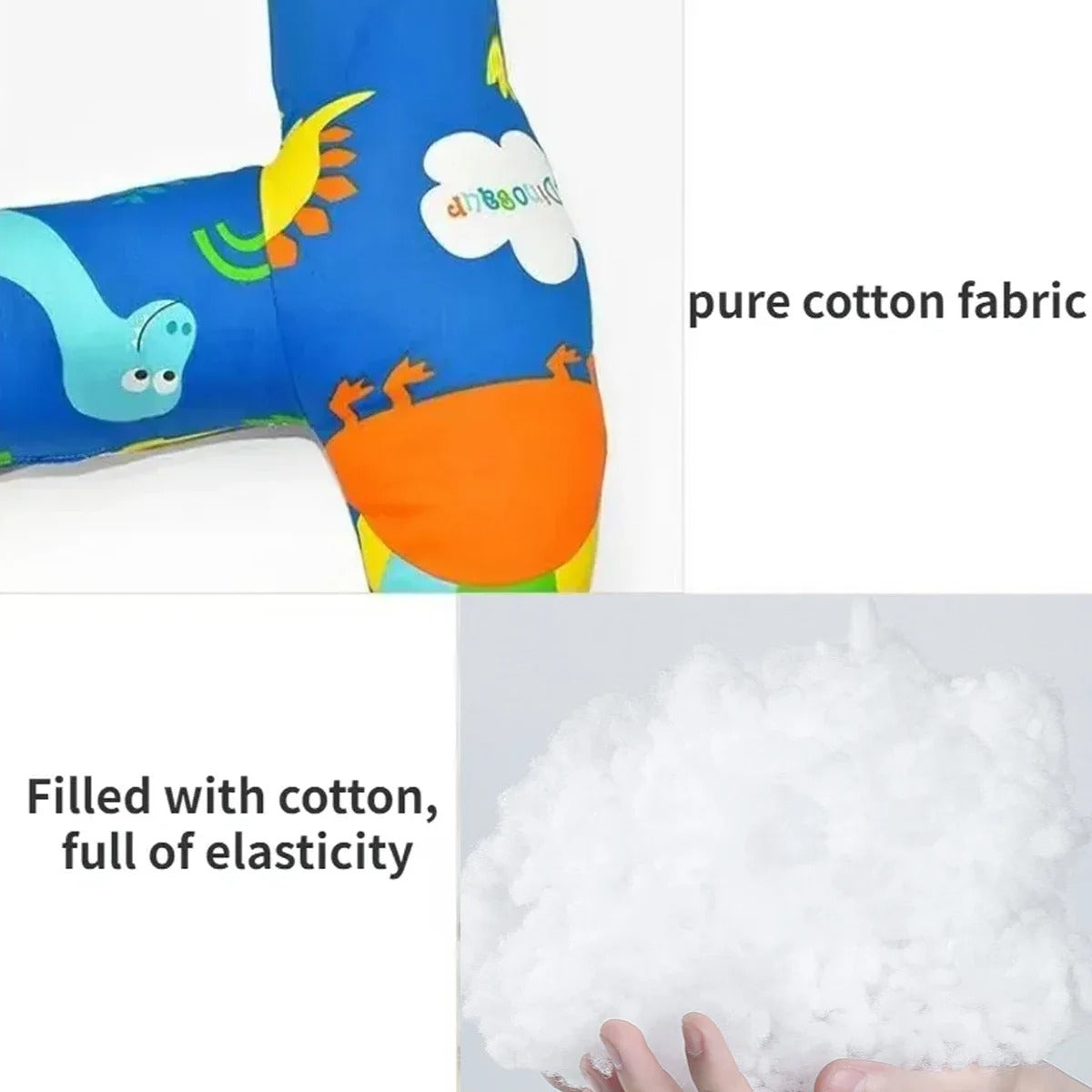 Cute Kid and Adult Car Sleeping Neck Head Support H-Shape Travel Pillow Cushion - Delicate Leather