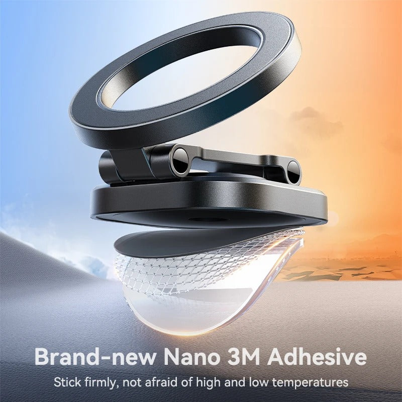 Magnetic Car Mount 24 Strong Magnet 360° Rotation Foldable Phone Holder for Car for iPhone 15, 14, 13, 12